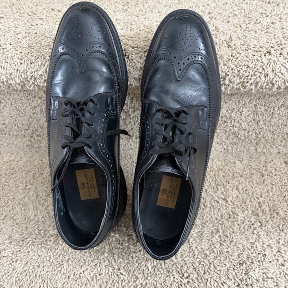 Stuart McGuire Vintage Classic Black Leather Men\'s Dress Shoes size 8 main image 10
